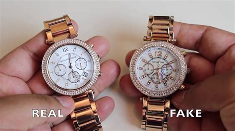 michael kors watches original vs fake|false michael kors watch.